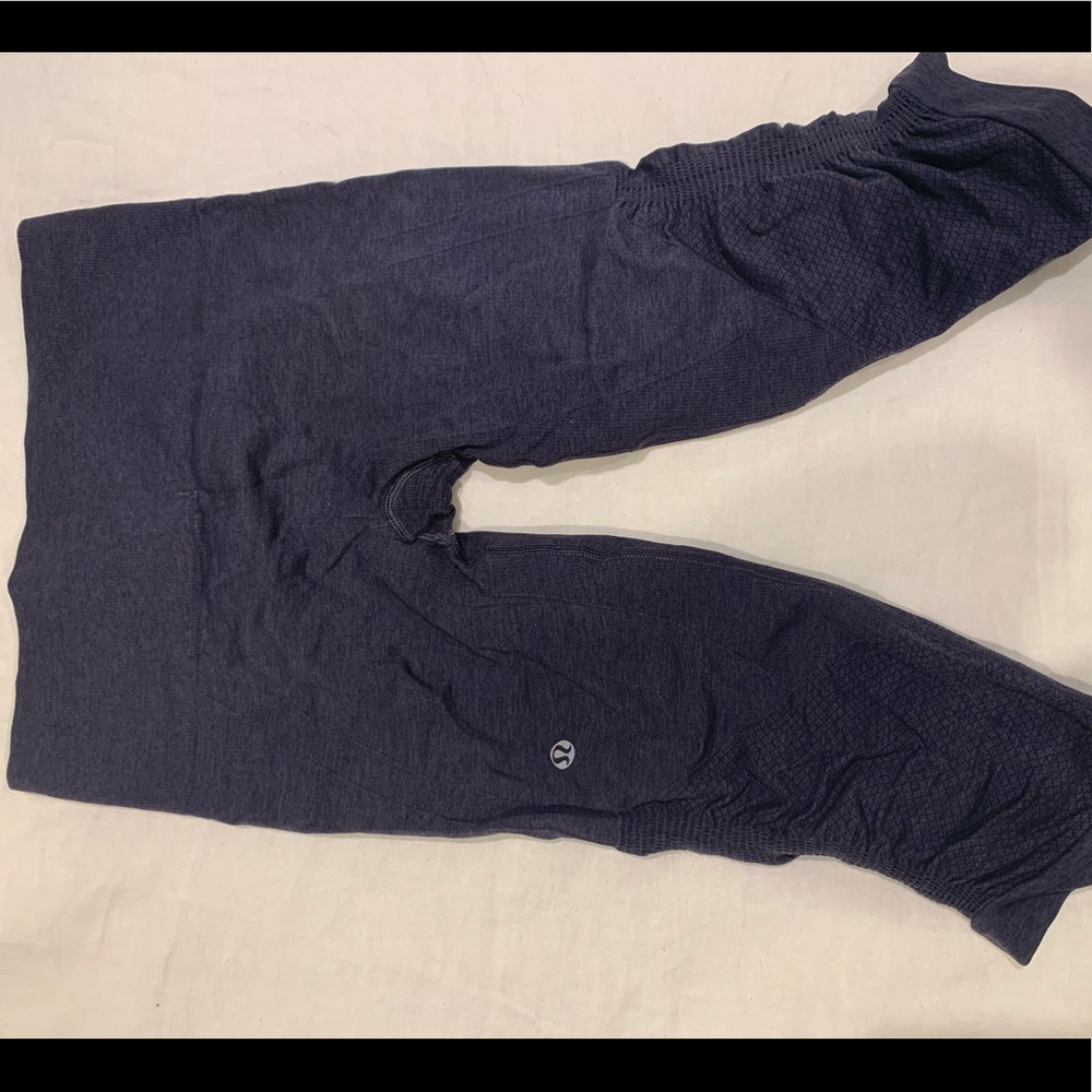 Lulu lemon grey cropped legging